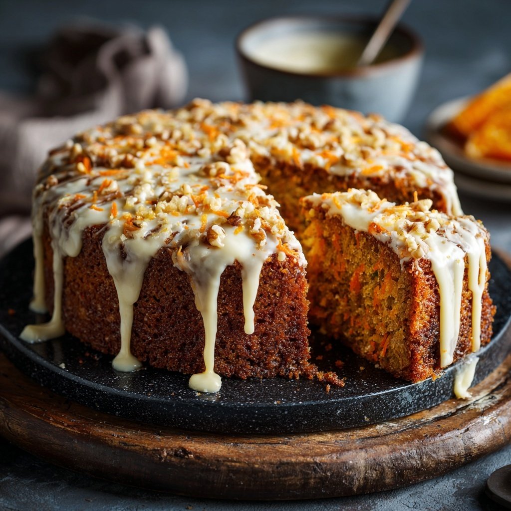 Light Spring Carrot Cake