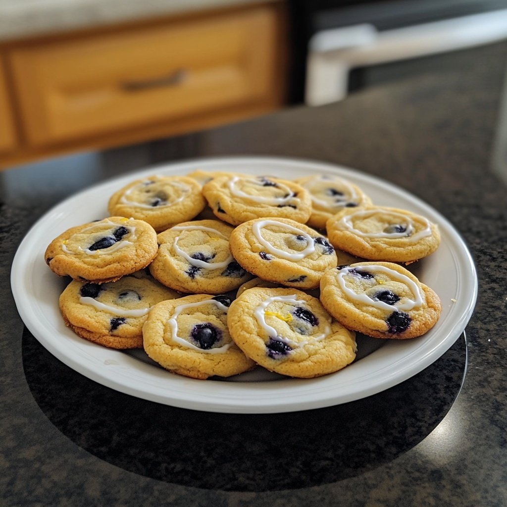 Lemon Blueberry Cookies