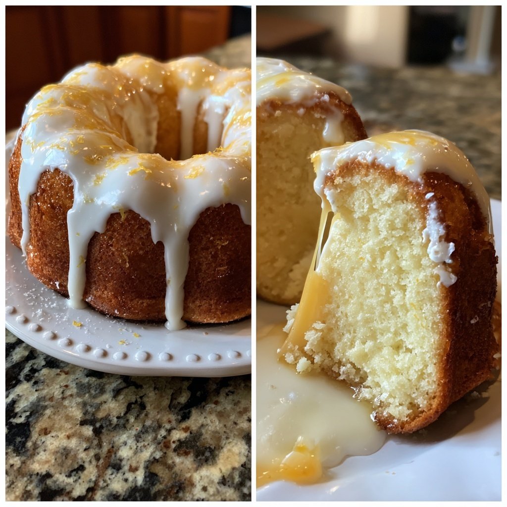 Mini Heart Cake with Honey Lemon Buttercream