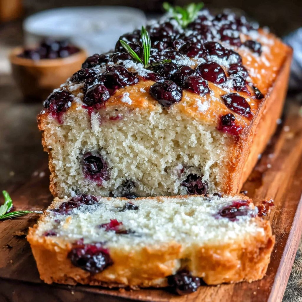 Blueberry Lemon Tea Bread