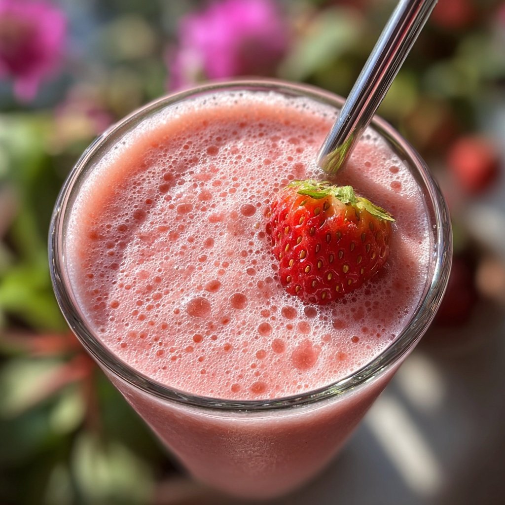 Fresh Strawberry Banana Smoothie