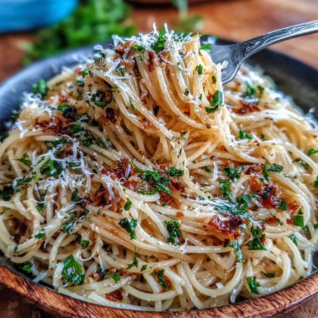 Angel Hair Pasta With Lemon Garlic Butter Sauce
