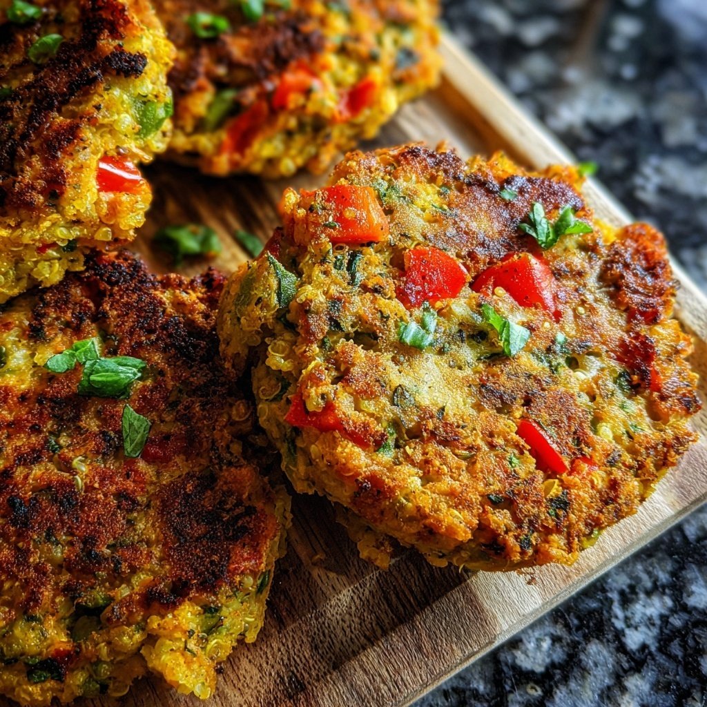 Baked Veggie Quinoa Cakes