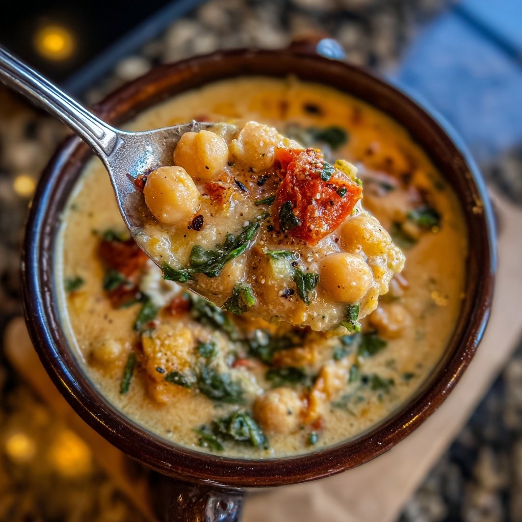 Creamy Lemon Chickpea Stew