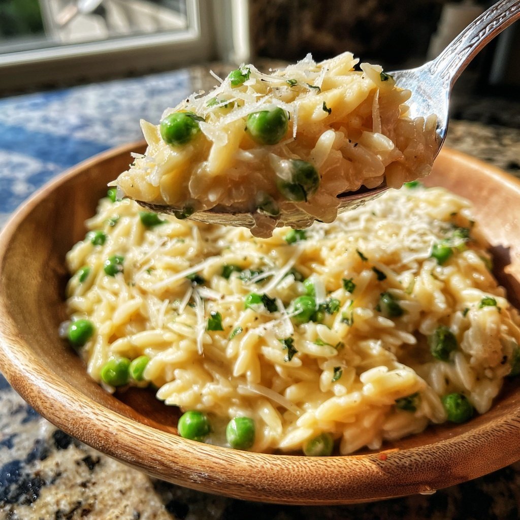 Romantic Creamy Orzo for Two