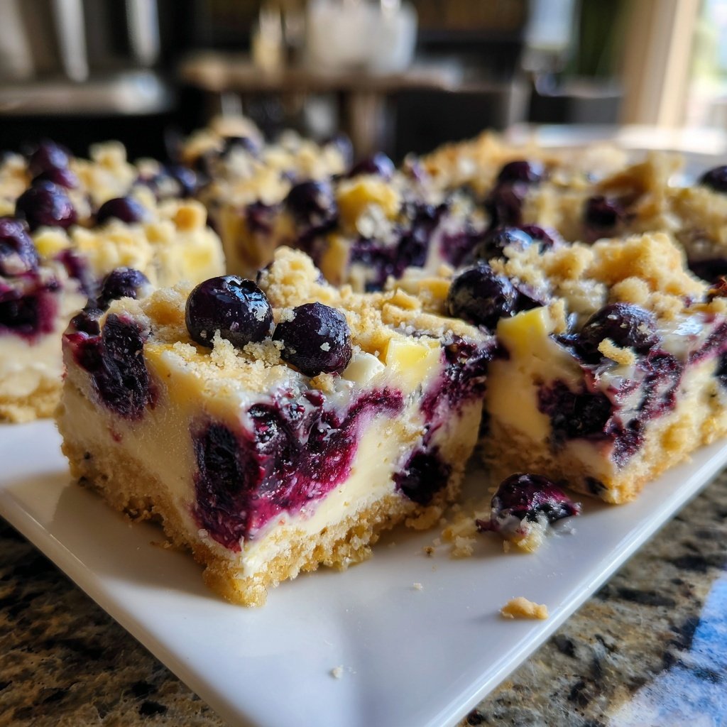 Blueberry Lemon Yogurt Breakfast Squares
