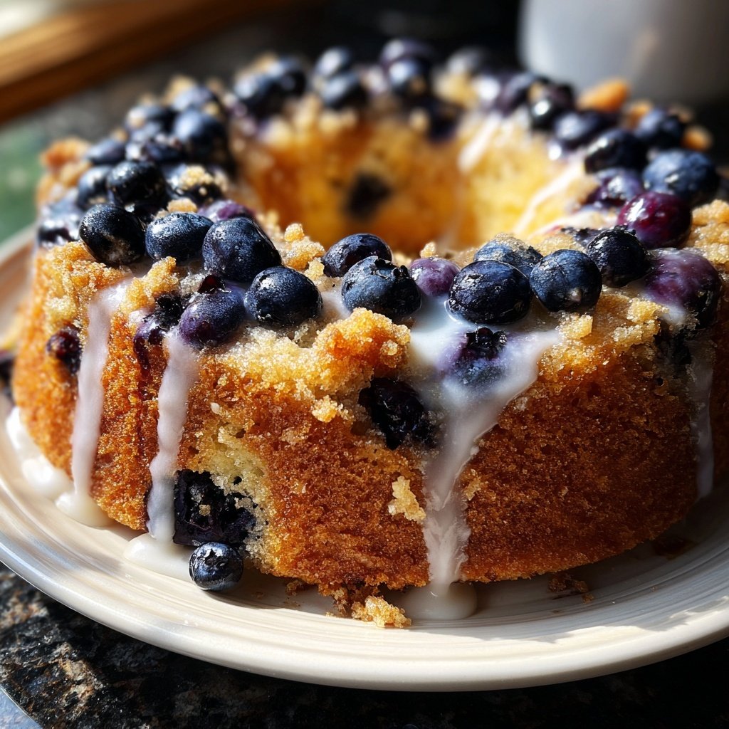 Lemon Blueberry Yogurt Cake