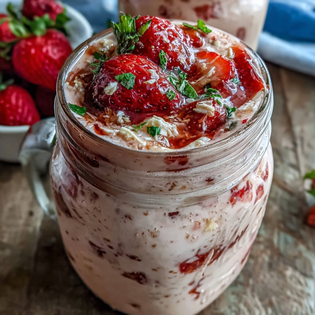 Strawberry Banana Cottage Cheese Smoothie