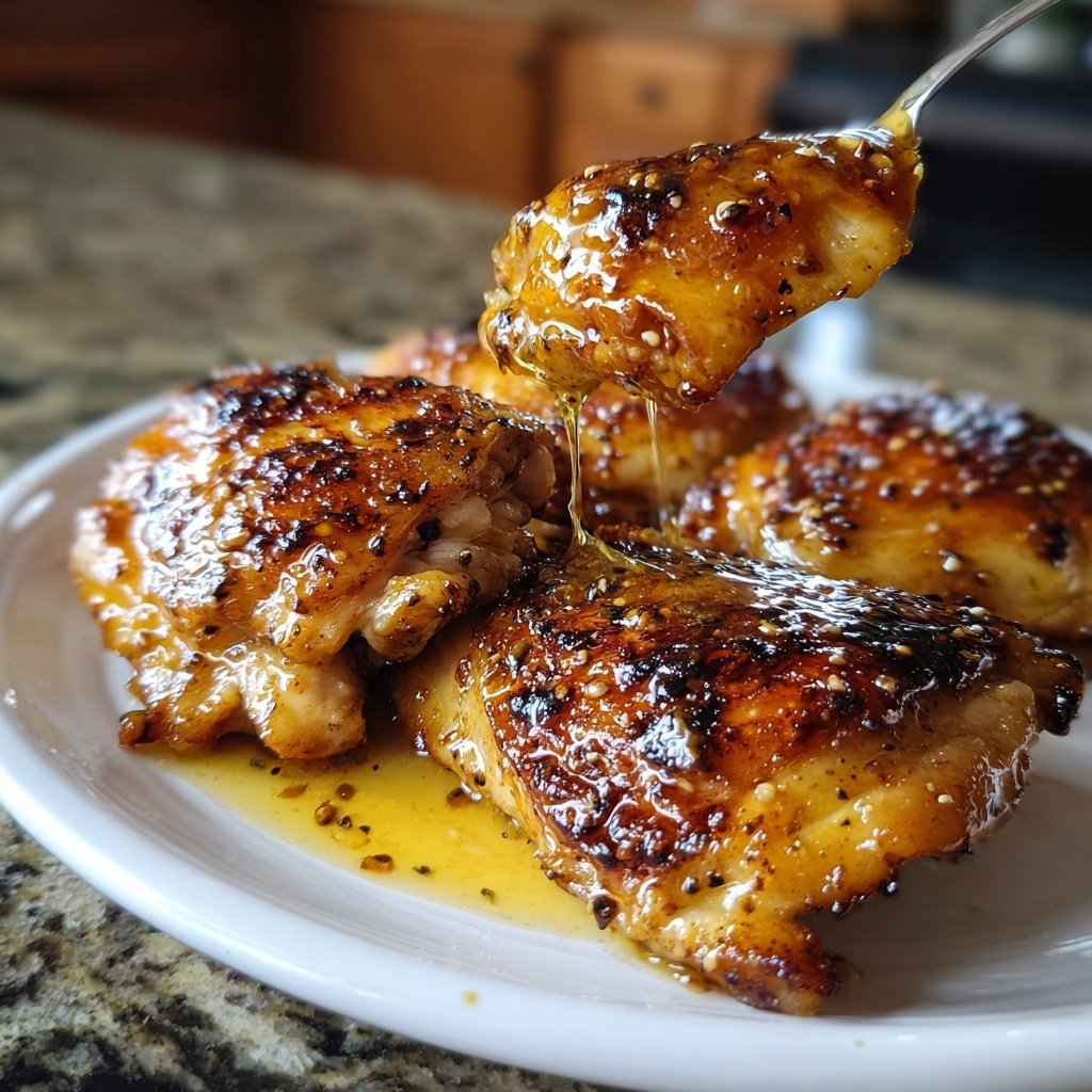 Honey Mustard Chicken Thighs